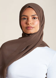 Mineral Earth Crepe Hijab