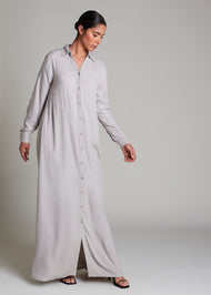 Long Shirt Soft Grey | Midis & Tops | Aab Modest Wear