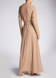 Textured Maxi Camel | Maxi Dresses | Aab Modest Wear