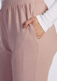 Cotton Cuffed Leggings Pink | Aab Modest Activewear