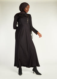 Biker Abaya Black | Abayas | Aab Modest Wear