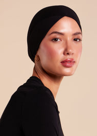 Side Cross Hijab Cap