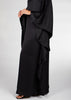 Floaty Kaftan Black Satin | Modest Abayas | Aab Modest Wear