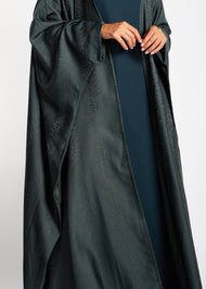 Open Abaya Mineral Green