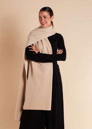 Oversized Scarf Cream