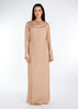 Fayinz Abaya Nude | Abayas | Aab Modest Wear