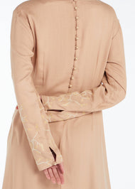 Fayinz Abaya Nude | Abayas | Aab Modest Wear