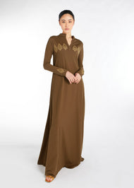 Qasba Abaya Coffee | Abayas | Aab Modest Wear