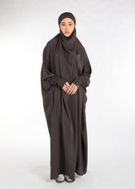 Jilbab Charcoal - Prayer Outfit