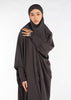 Jilbab Charcoal - Prayer Outfit