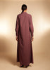 Shirted Abaya Taupe