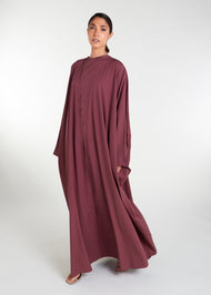 Open Abaya Tea Pink