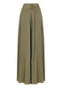 Full Flare Trousers Khaki