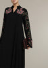 Pink Paisley Abaya